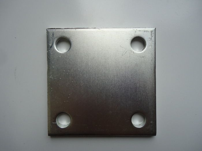 Square iron plate